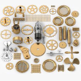 50 Steampunk parts